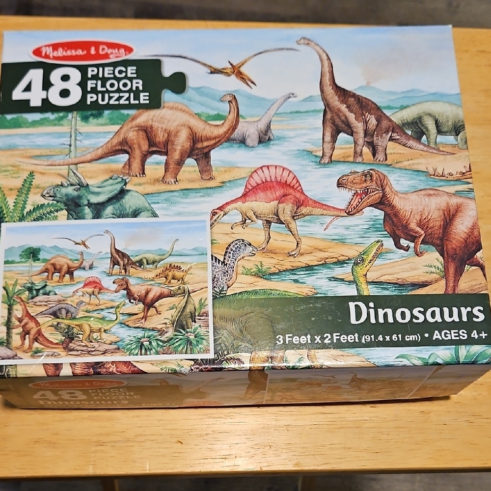 Melissa & Doug Dinosaurs 48-Piece Floor Puzzle